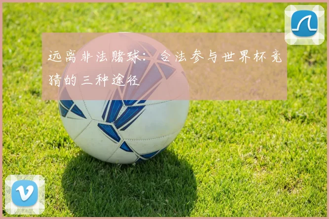 远离非法赌球：合法参与世界杯竞猜的三种途径